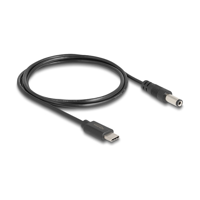 DeLOCK Cable de alimentación USB Type-C a CC 5,5 x 2,1 mm 1 m DeLOCK Cable de alimentación USB Type-C a CC 5,5 x 2,1 mm 1 m