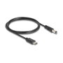 DeLOCK Cable de alimentación USB Type-C a CC 5,5 x 2,1 mm 1 m