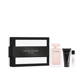Narciso Rodriguez FOR HER ESTUCHE 3 pz - Eau de Parfum 100 ml + Loción Corporal 50 ml + Eau de Parfum 10 ml