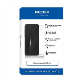 PEDEA Protector de Pantalla para Xiaomi Redmi 14T Pro - Cristal Templado