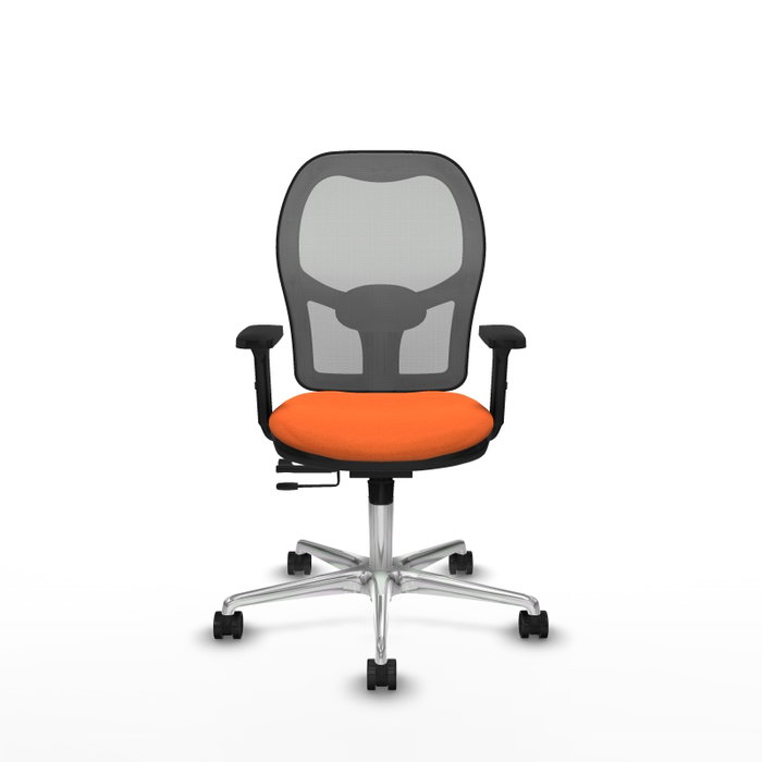 PIQUERAS Y CRESPO Silla de oficina Jorquera Naranja y Gris