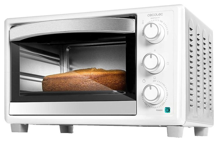 Cecotec Bake&Toast 2300 Horno de Sobremesa 23 L Blanco con Grill Cecotec Bake&Toast 2300 Horno de Sobremesa 23 L Blanco con Grill