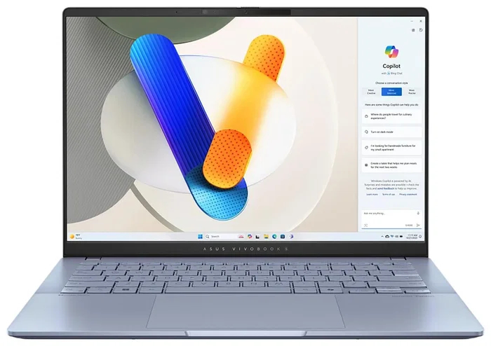Asus Vivobook S14 OLED S5406SA-QD005W - Intel Core Ultra 7, 16GB, 1TB, Azul Mist Asus Vivobook S14 OLED S5406SA-QD005W - Intel Core Ultra 7, 16GB, 1TB, Azul Mist