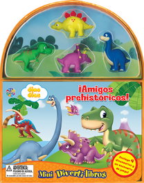 PHIDAL EDITIONS, ¡Amigos prehistóricos! (Mini Diverti-Libros)