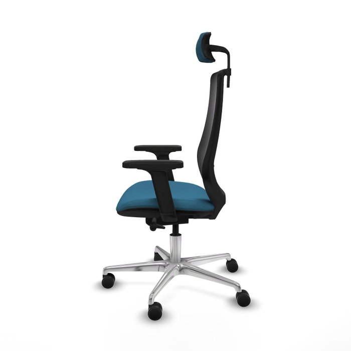 PIQUERAS Y CRESPO Silla de oficina Mardos Verde petróleo y Negro PIQUERAS Y CRESPO Silla de oficina Mardos Verde petróleo y Negro