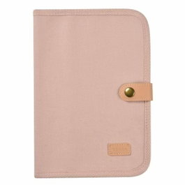 Beaba Funda para libro de salud de lona rosa empolvado