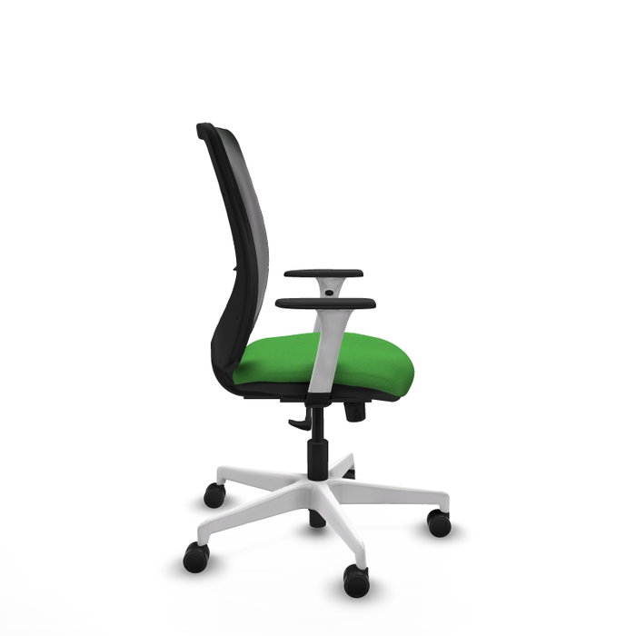 PIQUERAS Y CRESPO Silla de oficina Zulema Verde y Negro con Mecanismo Sincro