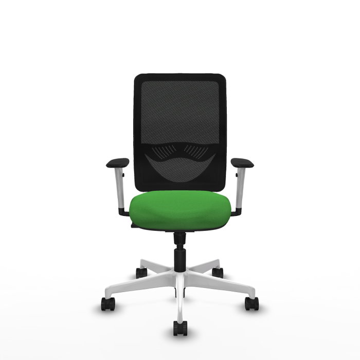 PIQUERAS Y CRESPO Silla de oficina Zulema Verde y Negro con Mecanismo Sincro