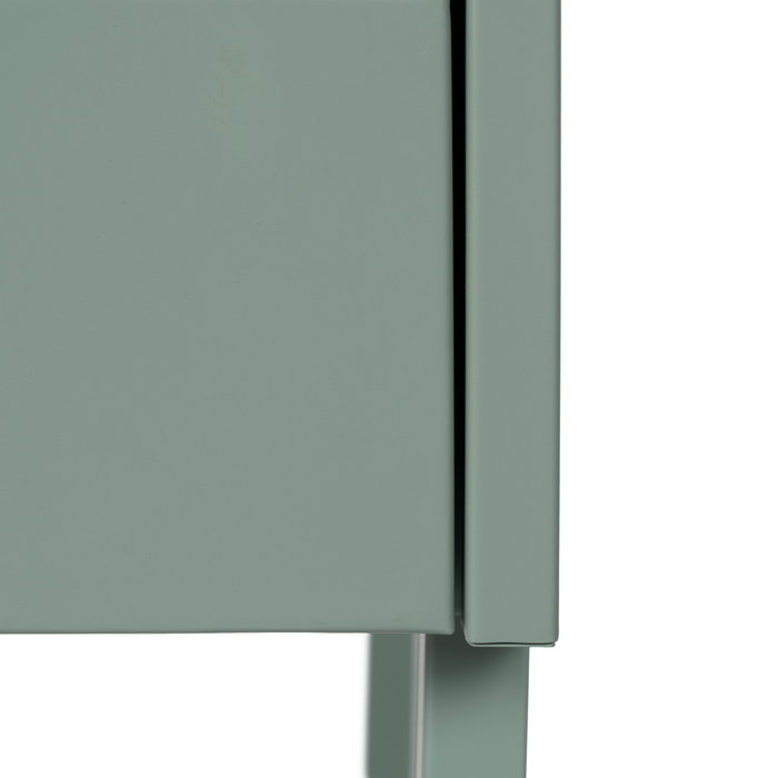 Mesita Verde Acero 43 X 41 X 50 cm Mesita Verde Acero 43 X 41 X 50 cm