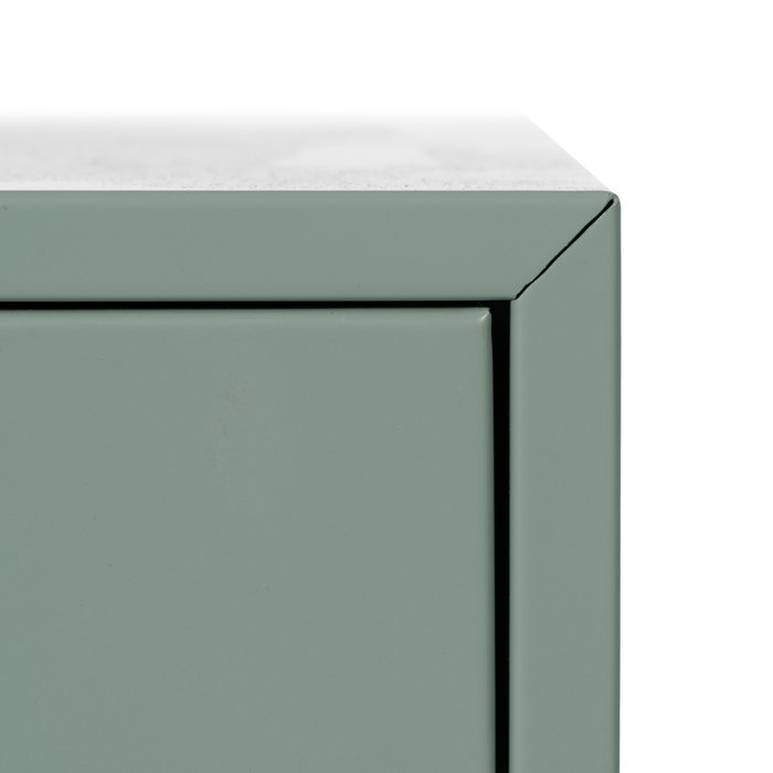 Mesita Verde Acero 43 X 41 X 50 cm Mesita Verde Acero 43 X 41 X 50 cm