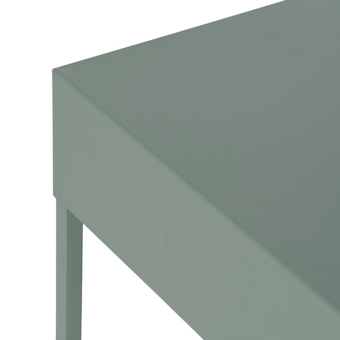 Mesita Verde Acero 43 X 41 X 50 cm Mesita Verde Acero 43 X 41 X 50 cm