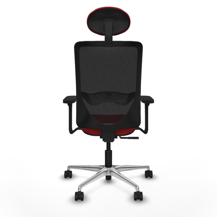PIQUERAS Y CRESPO Silla de oficina Zulema con mecanismo Sincro, Rojo y Negro PIQUERAS Y CRESPO Silla de oficina Zulema con mecanismo Sincro, Rojo y Negro