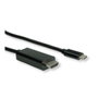 ROLINE Adaptador USB Tipo C a HDMI 5 m, Negro