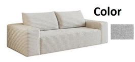 DKD Home Decor Sofá Scandi, 180 x 90 x 64 cm, Tapizado en Poliéster y Foam