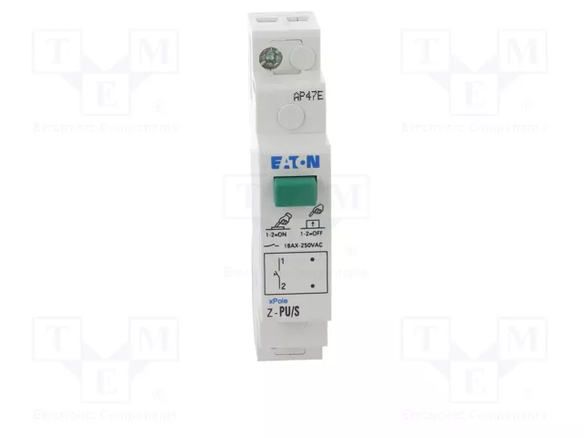 EATON ELECTRIC Interruptor de botón Z-PU/S verde EATON ELECTRIC Interruptor de botón Z-PU/S verde