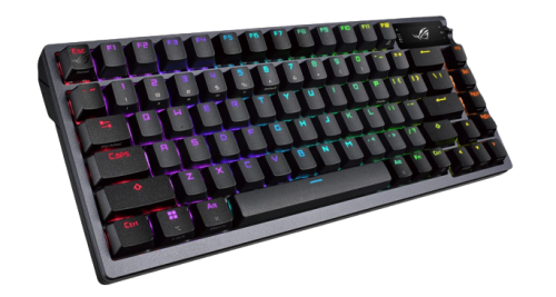 Asus ROG Azoth Teclado Mecánico 75% QWERTZ USB + RF Wireless + Bluetooth LED RGB Metálico 90MP0316-BKSA00 Asus ROG Azoth Teclado Mecánico 75% QWERTZ USB + RF Wireless + Bluetooth LED RGB Metálico 90MP0316-BKSA00