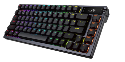 Asus ROG Azoth Teclado Mecánico 75% QWERTZ USB + RF Wireless + Bluetooth LED RGB Metálico 90MP0316-BKSA00 Asus ROG Azoth Teclado Mecánico 75% QWERTZ USB + RF Wireless + Bluetooth LED RGB Metálico 90MP0316-BKSA00