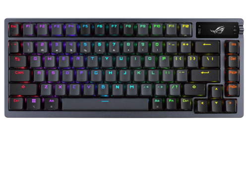 Asus ROG Azoth Teclado Mecánico 75% QWERTZ USB + RF Wireless + Bluetooth LED RGB Metálico 90MP0316-BKSA00 Asus ROG Azoth Teclado Mecánico 75% QWERTZ USB + RF Wireless + Bluetooth LED RGB Metálico 90MP0316-BKSA00