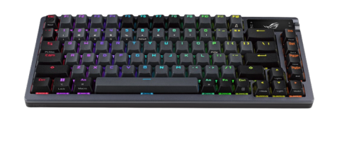Asus ROG Azoth Teclado Mecánico 75% QWERTZ USB + RF Wireless + Bluetooth LED RGB Metálico 90MP0316-BKSA00 Asus ROG Azoth Teclado Mecánico 75% QWERTZ USB + RF Wireless + Bluetooth LED RGB Metálico 90MP0316-BKSA00