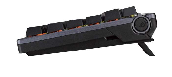 ASUS ROG Azoth Teclado Gaming Inalámbrico 75% RGB Negro, Switches Mecánicos ROG RX Blue, USB/Bluetooth, Batería Recargable, Inglés (QWERTY), Diseño Metálico Compacto