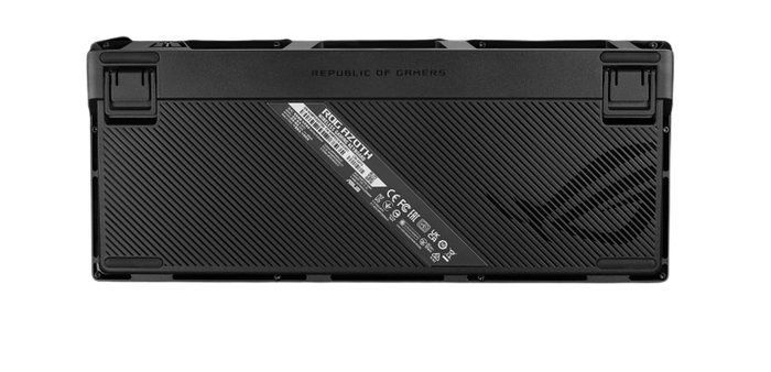 ASUS ROG Azoth Teclado Gaming Inalámbrico 75% RGB Negro, Switches Mecánicos ROG RX Blue, USB/Bluetooth, Batería Recargable, Inglés (QWERTY), Diseño Metálico Compacto