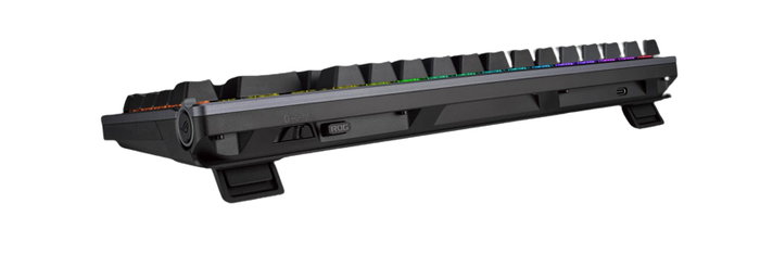 ASUS ROG Azoth Teclado Gaming Inalámbrico 75% RGB Negro, Switches Mecánicos ROG RX Blue, USB/Bluetooth, Batería Recargable, Inglés (QWERTY), Diseño Metálico Compacto