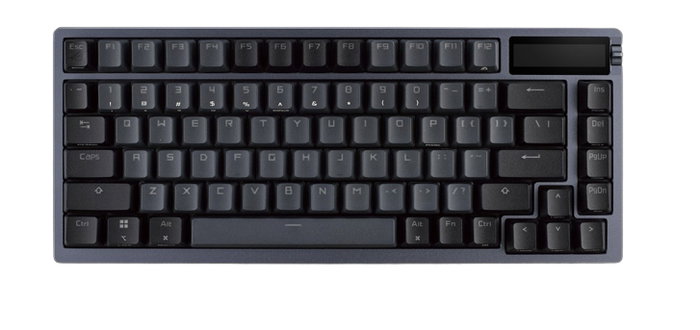 ASUS ROG Azoth Teclado Gaming Inalámbrico 75% RGB Negro, Switches Mecánicos ROG RX Blue, USB/Bluetooth, Batería Recargable, Inglés (QWERTY), Diseño Metálico Compacto