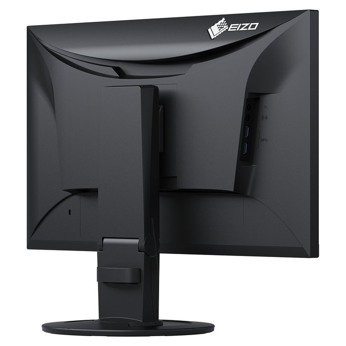 EIZO FlexScan EV2460-BK Monitor 23.8 pulgadas Full HD IPS 16:9 Negro con DVI, HDMI, DisplayPort, USB, Altavoces, 5 ms, Pivot, Altura Ajustable, 5 Años Garantía