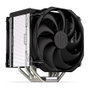 Endorfy Fortis 5 Dual Fan - Refrigerador de aire Negro con 2 ventiladores de 120/140 mm