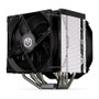Endorfy Fortis 5 Dual Fan - Refrigerador de aire Negro con 2 ventiladores de 120/140 mm