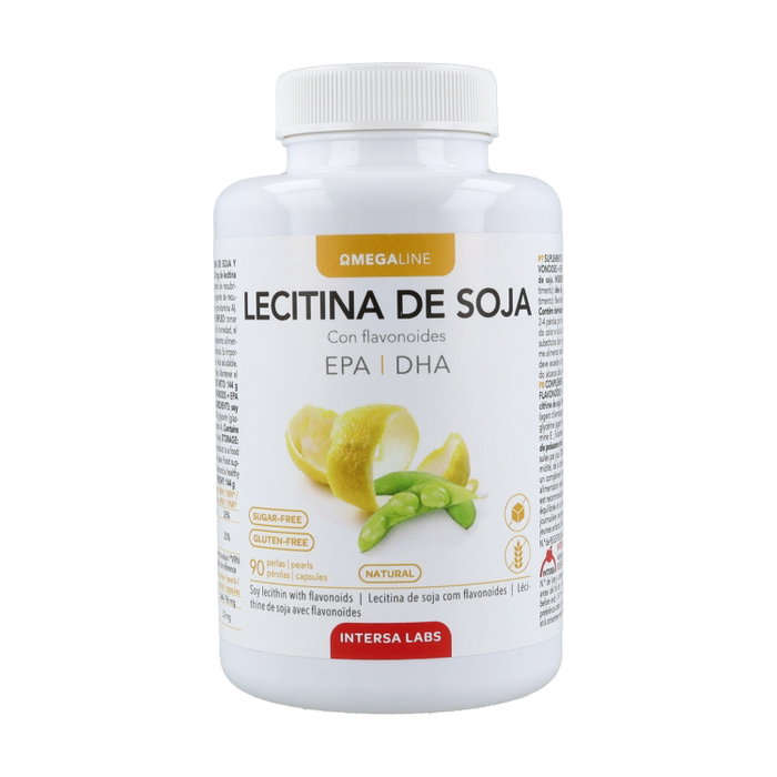 INTERSA Lecitina de Soja con Flavonoides 1200mg, 90 perlas INTERSA Lecitina de Soja con Flavonoides 1200mg, 90 perlas