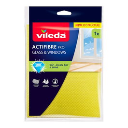 Vileda Bayeta Actifibre Pro para ventanas, 32 x 34,5 cm
