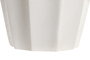 DKD Home Decor Macetero de Fibra de Vidrio Blanco 40x40x51 cm