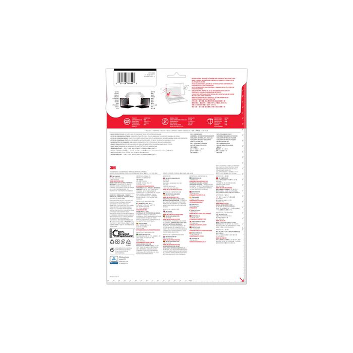 3M Filtro de Privacidad para Portátil de 14 Pulgadas Widescreen con Sistema COMPLY PF140W9B 3M Filtro de Privacidad para Portátil de 14 Pulgadas Widescreen con Sistema COMPLY PF140W9B
