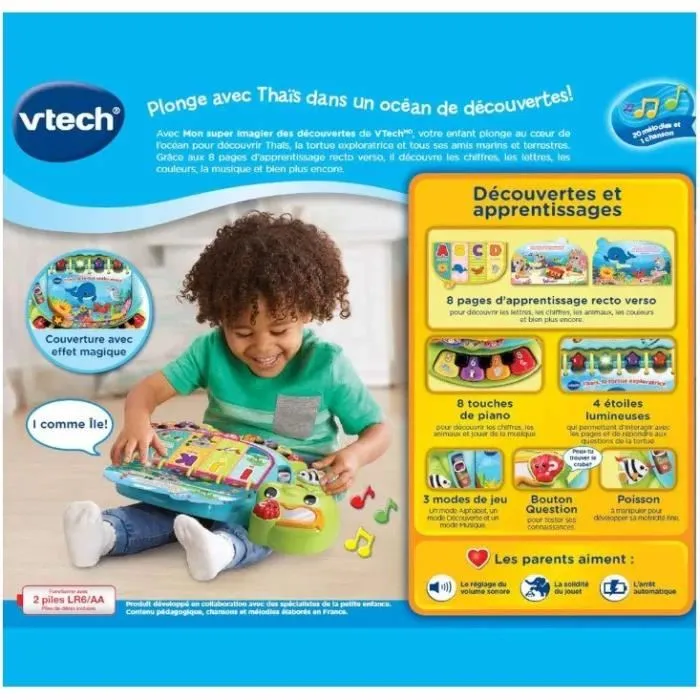 VTech Baby - Libro Ilustrado Infantil de Actividades y Descubrimientos para Niños de 1 a 4 años