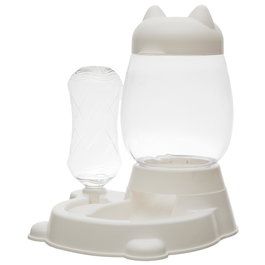 The Concept Factory Comedero-Bebedero Gato 2 en 1 Mon Chat Mon Ch Capacidad 2.2L Comida 400ml Bebida Medidas 25x27xh30cm