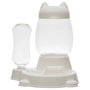 The Concept Factory Comedero-Bebedero Gato 2 en 1 Mon Chat Mon Ch Capacidad 2.2L Comida 400ml Bebida Medidas 25x27xh30cm