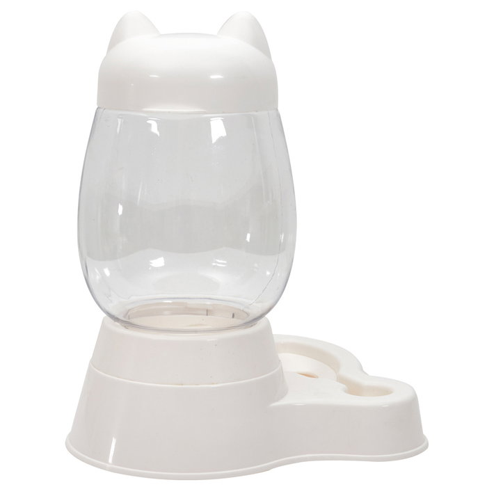 The Concept Factory Comedero-Bebedero Gato 2 en 1 Mon Chat Mon Ch Capacidad 2.2L Comida 400ml Bebida Medidas 25x27xh30cm