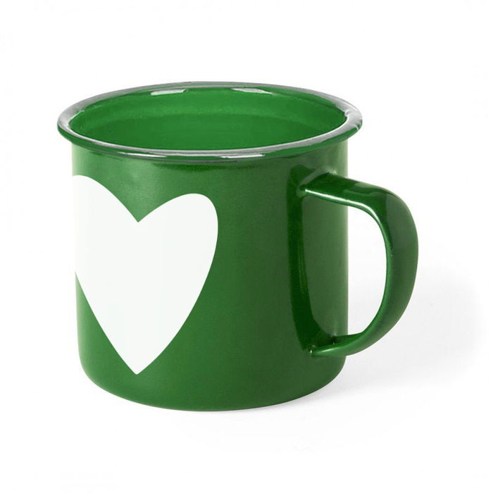 Privilege Taza Esmaltada 150ml Color/Diseño - 6.8 cm Ancho x 6 cm Alto x 8.5 cm Largo (24 Unidades)