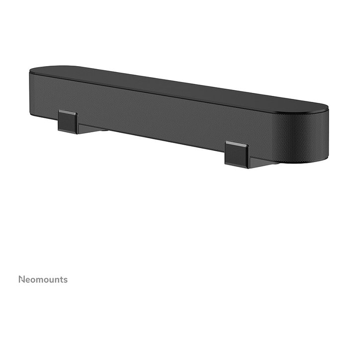 Neomounts AWL29-550BL1 Soporte para Barra de Sonido Universal, Profundidad Ajustable (9-15.4 cm), Negro, Acero, 15 kg