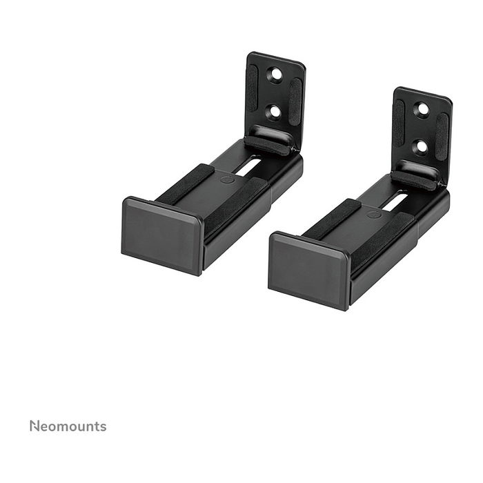 Neomounts AWL29-550BL1 Soporte para Barra de Sonido Universal, Profundidad Ajustable (9-15.4 cm), Negro, Acero, 15 kg