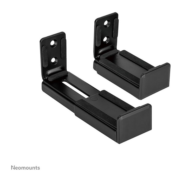 Neomounts AWL29-550BL1 Soporte para Barra de Sonido Universal, Profundidad Ajustable (9-15.4 cm), Negro, Acero, 15 kg