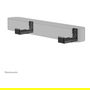 Neomounts AWL29-550BL1 Soporte para Barra de Sonido Universal, Profundidad Ajustable (9-15.4 cm), Negro, Acero, 15 kg