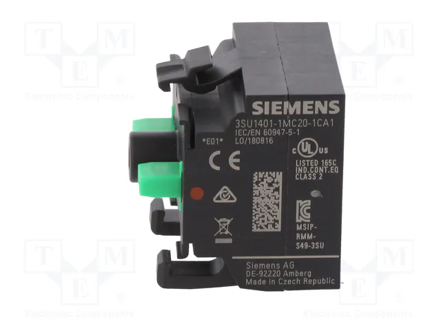 SIEMENS Módulo de control SIRIUS ACT con LED rojo Ø22mm SIEMENS Módulo de control SIRIUS ACT con LED rojo Ø22mm
