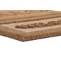 DKD Home Decor Pack de 2 Felpudos de Coco y Goma Grabados, 75x45 cm