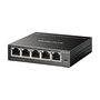 TP-Link Mercusys MS105GS-M2 Switch de Escritorio 5 Puertos 2.5G Multi-Gigabit Ethernet No Administrado, Montaje en Pared, Metal Negro