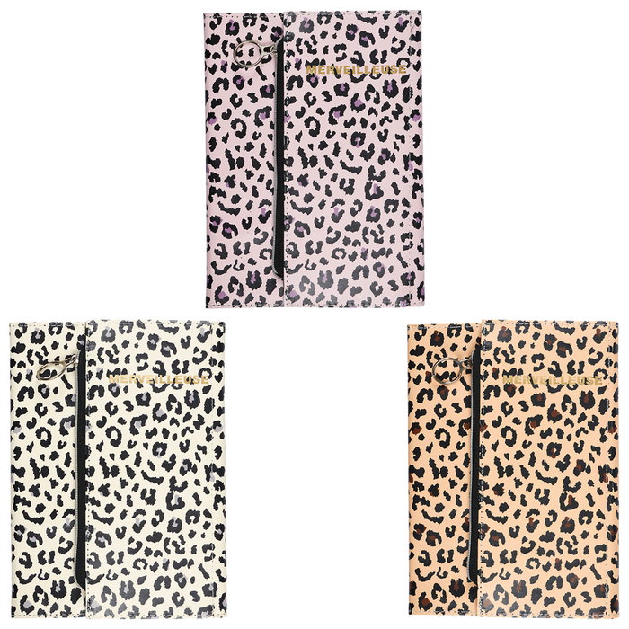 The Concept Factory Libreta con Estuche Estampado Leopardo