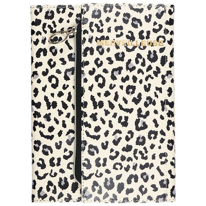 The Concept Factory Libreta con Estuche Estampado Leopardo