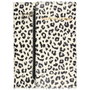 The Concept Factory Libreta con Estuche Estampado Leopardo