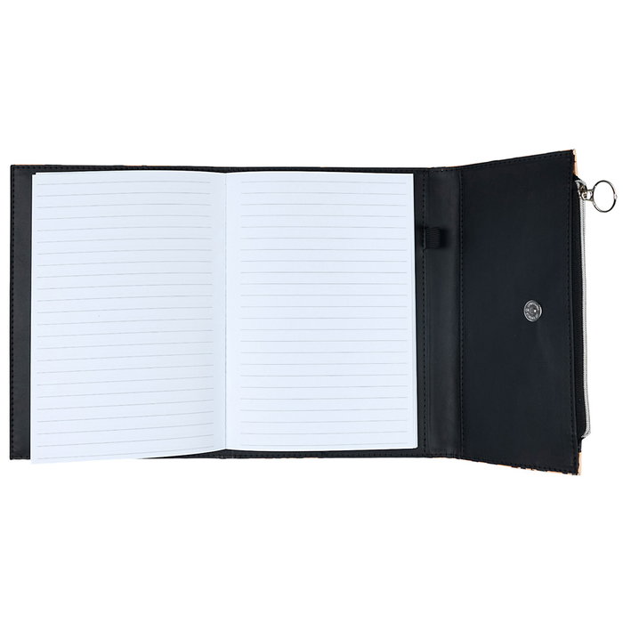 The Concept Factory Libreta con Estuche Estampado Leopardo